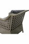 Hanah Home Conjunto de Jardín Rondi Gris Oscuro y Miel